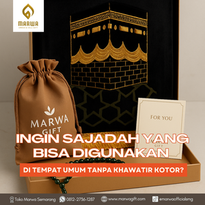 Ingin Sajadah yang Bisa Digunakan di Tempat Umum Tanpa Khawatir Kotor?